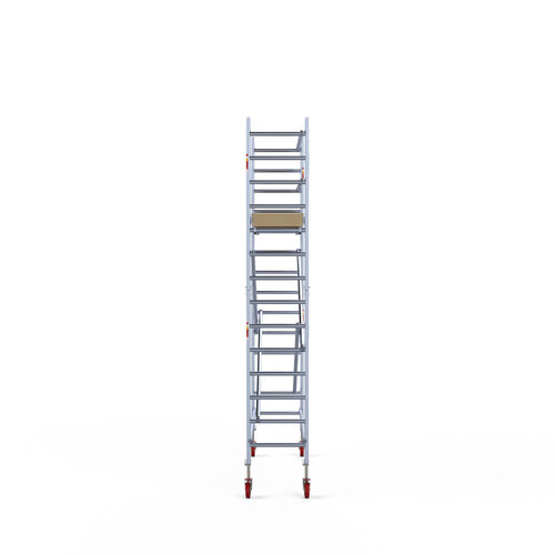 Andamio móvil básico 75 x 250 x 5,2 m altura de trabajo Euroscaffold Andamio móvil básico 75 x 250 x 5,2 m altura de trabajo