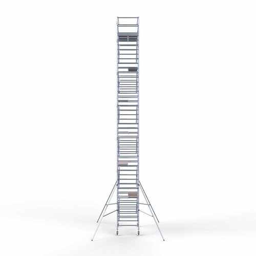 Andamio móvil 135 x 250 x 14,2 m altura de trabajo Euroscaffold Andamio móvil 135 x 250 x 14,2 m altura de trabajo