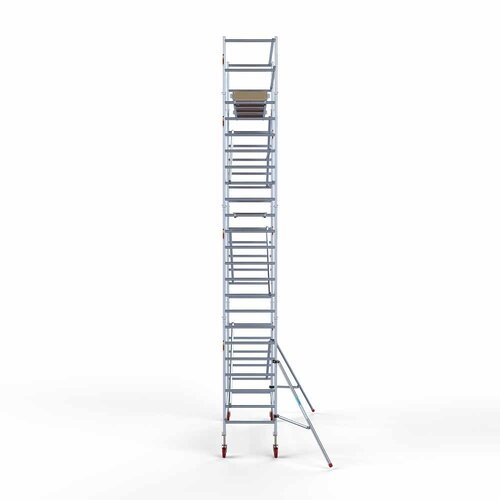 Andamio móvil básico 90 x 305 x 8,2 m de altura de trabajo Euroscaffold Andamio móvil básico 90 x 305 x 8,2 m de altura de trabajo