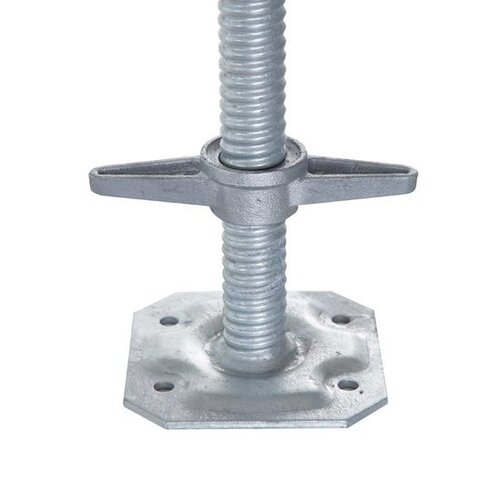 Reposapiés Euroscaffold con husillo de acero 60 cm Euroscaffold Reposapiés Euroscaffold con husillo de acero 60 cm