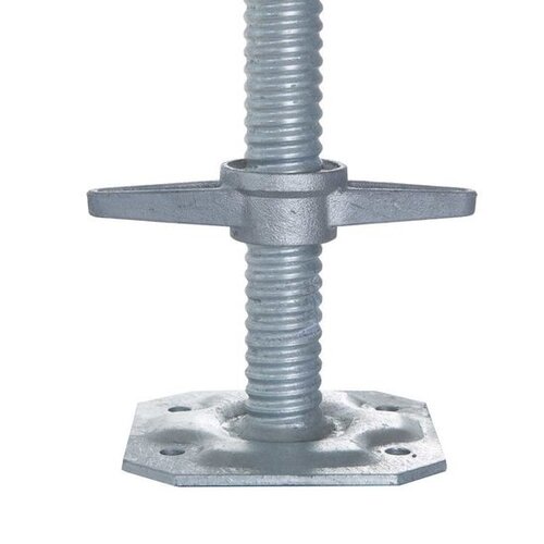 Reposapiés Euroscaffold con husillo de acero 60 cm Euroscaffold Reposapiés Euroscaffold con husillo de acero 60 cm