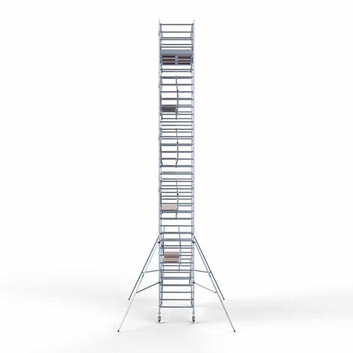 Andamio rodante Doble barandillas 135 x 305 x 12,2 m altura de trabajo Euroscaffold Andamio rodante Doble barandillas 135 x 305 x 12,2 m altura de trabajo