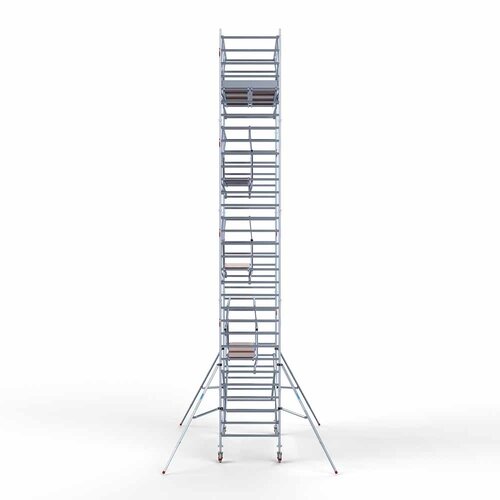 Andamio rodante Doble barandillas 135 x 305 x 10,2 m altura de trabajo Euroscaffold Andamio rodante Doble barandillas 135 x 305 x 10,2 m altura de trabajo