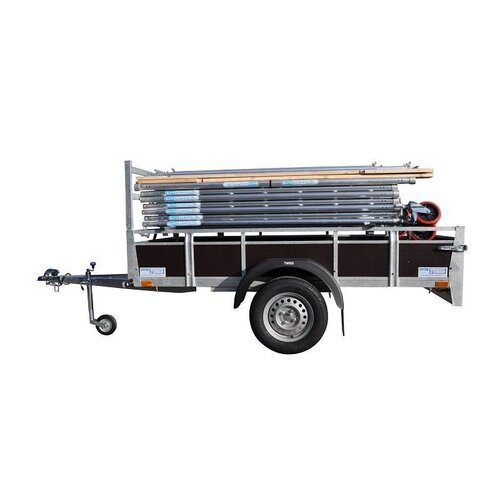 Remolque para andamios con andamio móvil 8,2 metros Euroscaffold Remolque para andamios con andamio móvil 8,2 metros