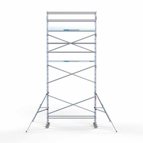 Andamio móvil Euro 75 x 305 x 8,2 m altura de trabajo Euroscaffold Andamio móvil Euro 75 x 305 x 8,2 m altura de trabajo