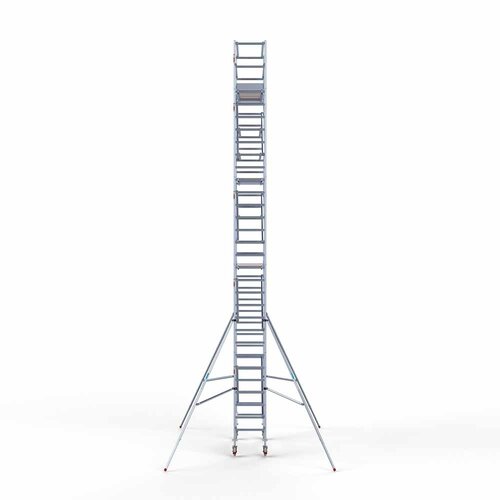 Andamio móvil Euro 75 x 190 x 10,2 m altura de trabajo Euroscaffold Andamio móvil Euro 75 x 190 x 10,2 m altura de trabajo