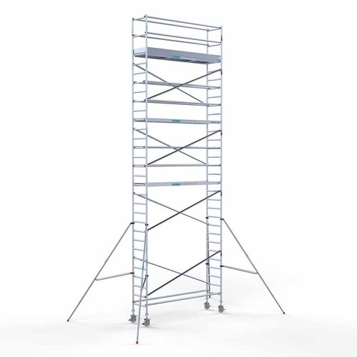 Andamio móvil Euro 75 x 305 x 10,2 m altura de trabajo Euroscaffold Andamio móvil Euro 75 x 305 x 10,2 m altura de trabajo