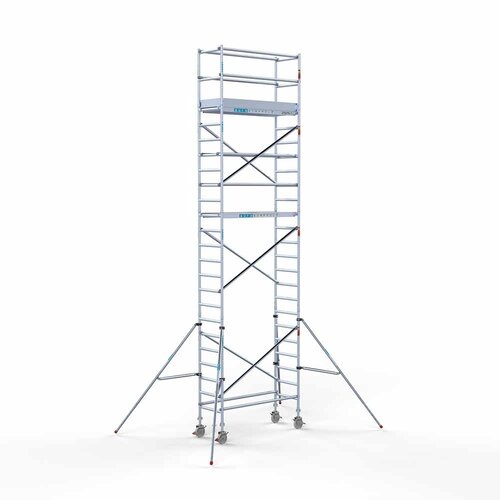 Andamio móvil Euro 75 x 190 x 8,2 m altura de trabajo Euroscaffold Andamio móvil Euro 75 x 190 x 8,2 m altura de trabajo