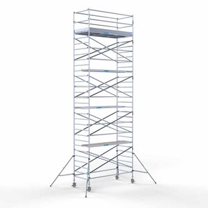 Euroscaffold Andamio móvil Euro 135 x 305 x 10,2 m altura de trabajo Euroscaffold Andamio móvil Euro 135 x 305 x 10,2 m altura de trabajo