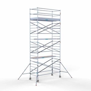 Euroscaffold Andamio móvil Euro 135 x 305 x 8,2 m altura de trabajo Euroscaffold Andamio móvil Euro 135 x 305 x 8,2 m altura de trabajo