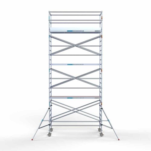 Andamio móvil Euro 135 x 305 x 8,2 m altura de trabajo Euroscaffold Andamio móvil Euro 135 x 305 x 8,2 m altura de trabajo