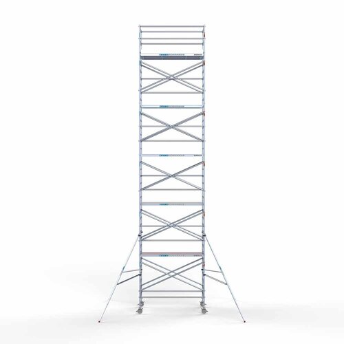 Andamio móvil Euro 135 x 250 x 12,2 m altura de trabajo Euroscaffold Andamio móvil Euro 135 x 250 x 12,2 m altura de trabajo