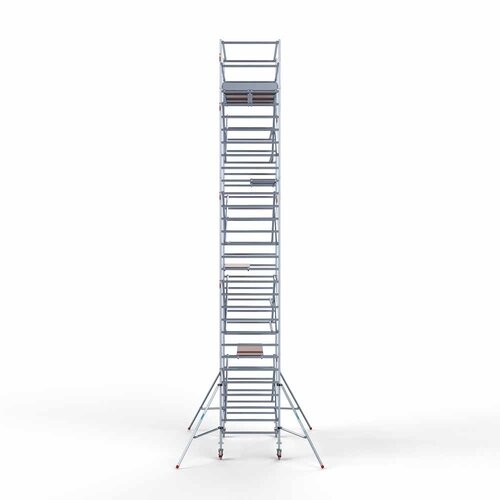 Andamio móvil Euro 135 x 250 x 10,2 m altura de trabajo Euroscaffold Andamio móvil Euro 135 x 250 x 10,2 m altura de trabajo