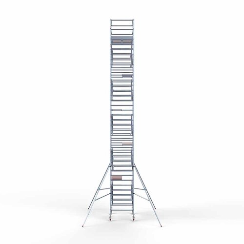 Andamio móvil Euro 135 x 190 x 12,2 m altura de trabajo Euroscaffold Andamio móvil Euro 135 x 190 x 12,2 m altura de trabajo