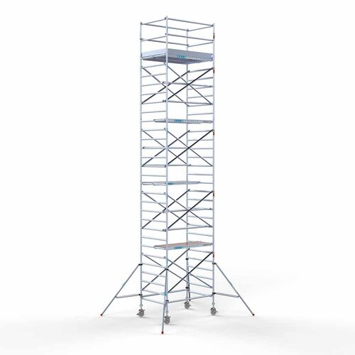 Andamio móvil Euro 135 x 190 x 10,2 m altura de trabajo Euroscaffold Andamio móvil Euro 135 x 190 x 10,2 m altura de trabajo