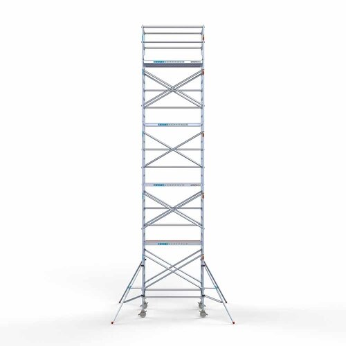 Andamio móvil Euro 135 x 190 x 10,2 m altura de trabajo Euroscaffold Andamio móvil Euro 135 x 190 x 10,2 m altura de trabajo