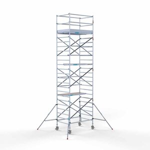 Euroscaffold Andamio móvil Euro 135 x 190 x 8,2 m altura de trabajo Euroscaffold Andamio móvil Euro 135 x 190 x 8,2 m altura de trabajo