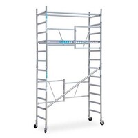 Euroscaffold Andamios plegables 75x190x4,7 m altura de trabajo Euroscaffold Andamios plegables 75x190x4,7 m altura de trabajo