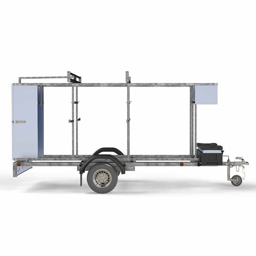 Remolque para andamios 3,05 metros - Con cerradura Euroscaffold Remolque para andamios 3,05 metros - Con cerradura