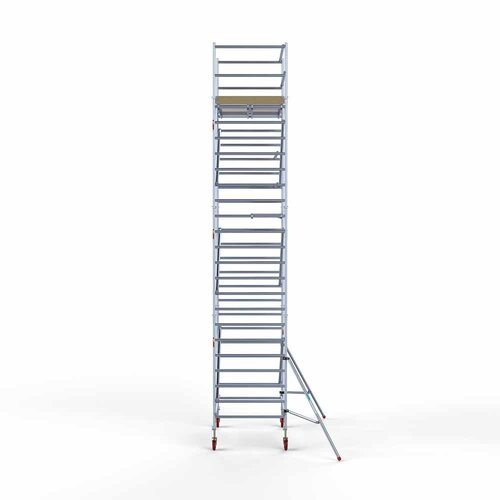 Andamio móvil básico 135 x 190 x 8,2 m altura de trabajo Euroscaffold Andamio móvil básico 135 x 190 x 8,2 m altura de trabajo