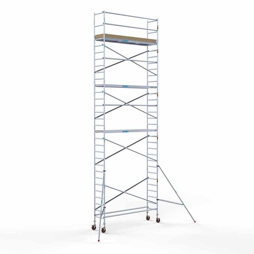 Andamio móvil básico 75 x 305 x 10,2 m altura de trabajo Euroscaffold Andamio móvil básico 75 x 305 x 10,2 m altura de trabajo