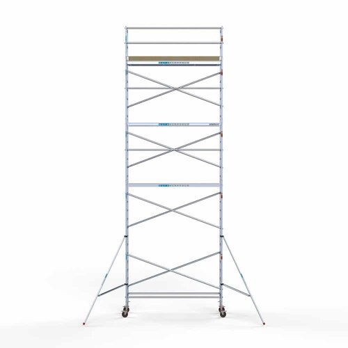 Andamio móvil básico 75 x 305 x 10,2 m altura de trabajo Euroscaffold Andamio móvil básico 75 x 305 x 10,2 m altura de trabajo