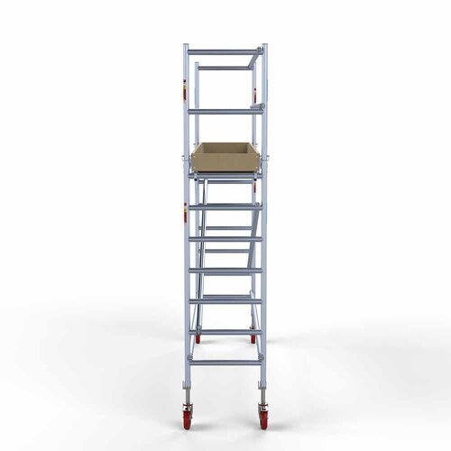 Andamio móvil básico 75 x 305 x 4,2 m altura de trabajo Euroscaffold Andamio móvil básico 75 x 305 x 4,2 m altura de trabajo