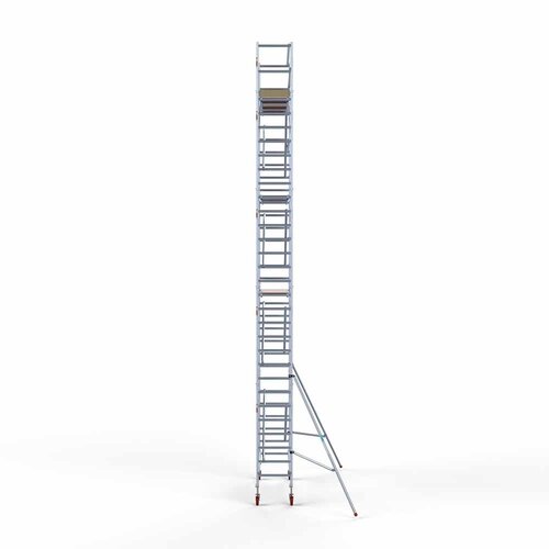 Andamio móvil básico 75 x 250 x 10,2 m de altura de trabajo Euroscaffold Andamio móvil básico 75 x 250 x 10,2 m de altura de trabajo