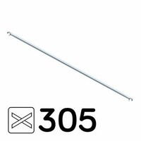 Euroscaffold Andamio larguero diagonal para plataforma de 3,05 m de longitud Euroscaffold Andamio larguero diagonal para plataforma de 3,05 m de longitud