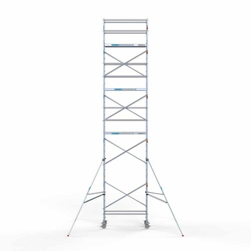 Andamio móvil completo 75 x 190 x 10,2 m altura de trabajo Euroscaffold Andamio móvil completo 75 x 190 x 10,2 m altura de trabajo