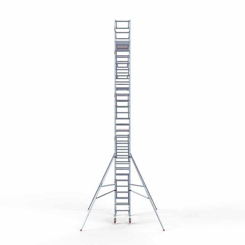 Andamio móvil completo 75 x 190 x 10,2 m altura de trabajo Euroscaffold Andamio móvil completo 75 x 190 x 10,2 m altura de trabajo