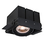 LED inbouwspot zwart TRIMLESS - 1x AR111 GU10 fitting - 230V max. 50W