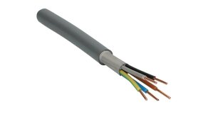 Installatiekabel YMVK - Grijs - 100m - 5x 1.5mm2 mantel rond - H05VV-F 5G1.5 Installatiekabel YMVK - Grijs - 100m - 5x 1.5mm2 mantel rond - H05VV-F 5G1.5
