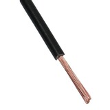 Montagedraad - zwart - H07V-K 2.5mm² 70°C Eca - 100 meter