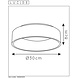 Lucide LED Plafondlamp Dimbaar - Rond - Talowe Zwart 45,5 CM - 30W 1800Lm - 3000K 930 Warm Wit | Dimbaar - 3 Jaar Garantie Lucide LED Plafondlamp Dimbaar - Rond - Talowe Zwart 45,5 CM - 30W 1800Lm - 3000K 930 Warm Wit | Dimbaar - 3 Jaar Garantie