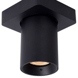 Lucide NIGEL - Plafondspot - LED Dim to warm - GU10 - 1x5W 2200K/3000K - Zwart