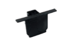 Spectrum Eind stuk voor inbouw - LED Trackrail zwart Spectrum Eind stuk voor inbouw - LED Trackrail zwart