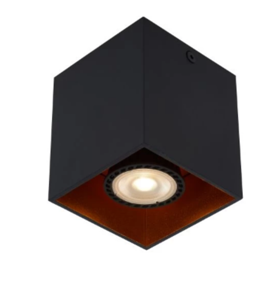 Lucide BIDO - Plafondspot - 1xGU10 - Zwart Lucide BIDO - Plafondspot - 1xGU10 - Zwart