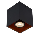 Lucide BIDO - Plafondspot - 1xGU10 - Zwart