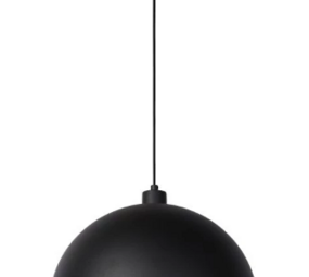 Lucide SIEMON - Hanglamp - Ø 40 cm - 1xE27 - Zwart