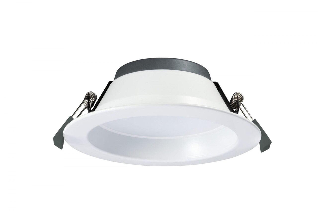 LCB LED Europe  LED Downlight 113mm - Wit - 10W 890Lm - 830-840-865 CCT | Zaagmaat 92mm incl. aansluitstekker 1.5m