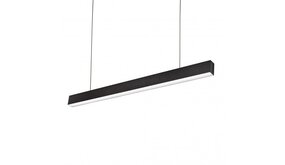 Spectrum voor de installateur LED Pendelarmatuur - Zwart Allday - 30W 3750Lm - 4000K 940 Koel Wit | 1120x74x44mm - 5 jaar garantie