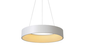Lucide TALOWE LED - Hanglamp - Ø 60 cm - LED Dimb. - 1x39W 2700K - Wit Lucide TALOWE LED - Hanglamp - Ø 60 cm - LED Dimb. - 1x39W 2700K - Wit