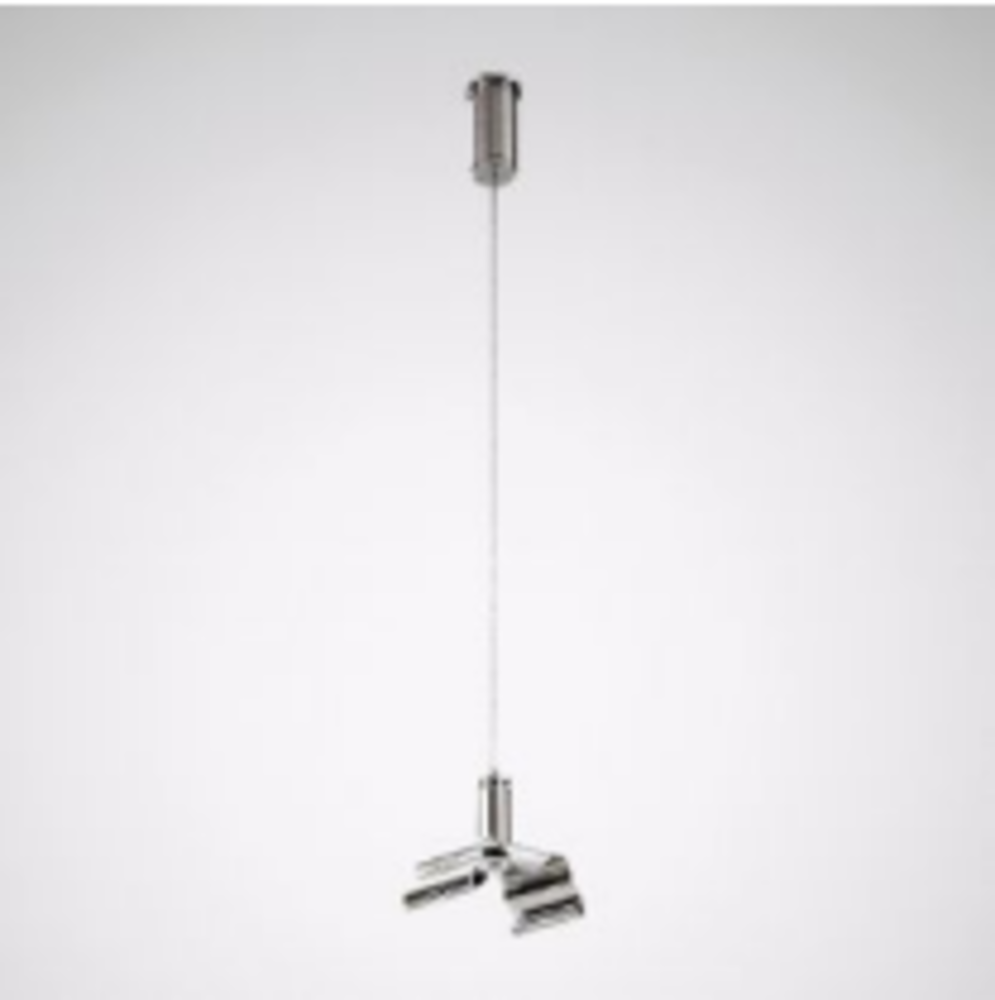 Trilux voor de professionele installateur Decoratieve draadophanging met ophangkral A01DSX/1500