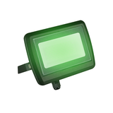 LED Floodlight Zwart - 100W Groenlicht - Bouwlamp IP65 LED Floodlight Zwart - 100W Groenlicht - Bouwlamp IP65