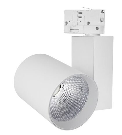 Spectrum voor de installateur: Betaalbare kwaliteit en veelzijdige LED-oplossingen LED Trackrailspot Gemina 27W - 4000K - 3fase - Wit - CRI90> - 40 Graden - 125LM/ W Spectrum voor de installateur: Betaalbare kwaliteit en veelzijdige LED-oplossingen LED Trackrailspot Gemina 27W - 4000K - 3fase - Wit - CRI90> - 40 Graden - 125LM/ W