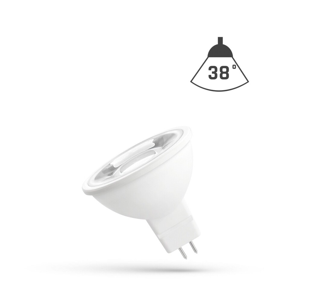 Spectrum voor de installateur LED GU5.3 - MR16 LED 38 Lichtspreiding - 4W vervangt 35W - 6000K daglicht wit