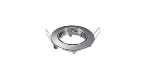 Aigostar Inbouwspot chrome rond - kantelbaar - zaagmaat 74mm - buitenmaat 82mm Aigostar Inbouwspot chrome rond - kantelbaar - zaagmaat 74mm - buitenmaat 82mm