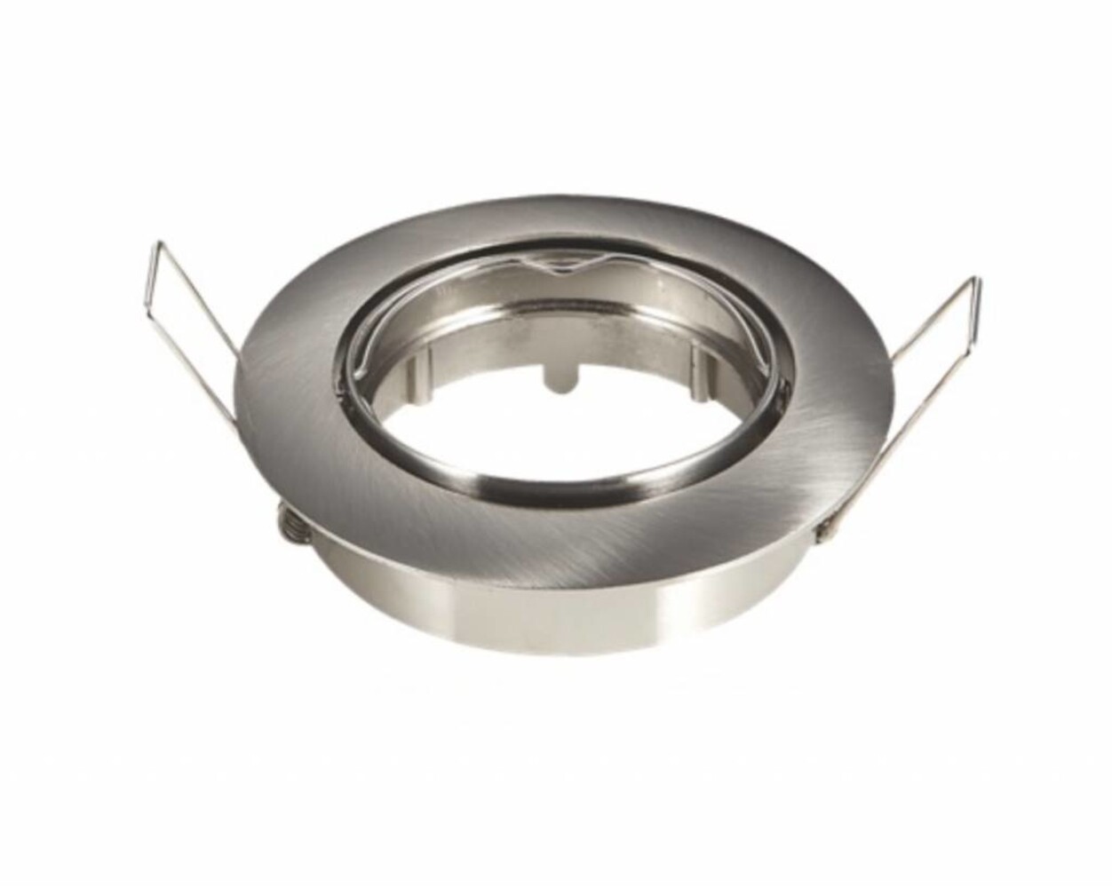 Aigostar Inbouwspot satijn nikkel rond - kantelbaar - zaagmaat 74mm - buitenmaat 82mm Aigostar Inbouwspot satijn nikkel rond - kantelbaar - zaagmaat 74mm - buitenmaat 82mm