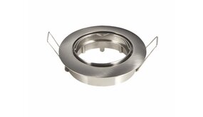 Aigostar Inbouwspot satijn nikkel rond - kantelbaar - zaagmaat 74mm - buitenmaat 82mm Aigostar Inbouwspot satijn nikkel rond - kantelbaar - zaagmaat 74mm - buitenmaat 82mm